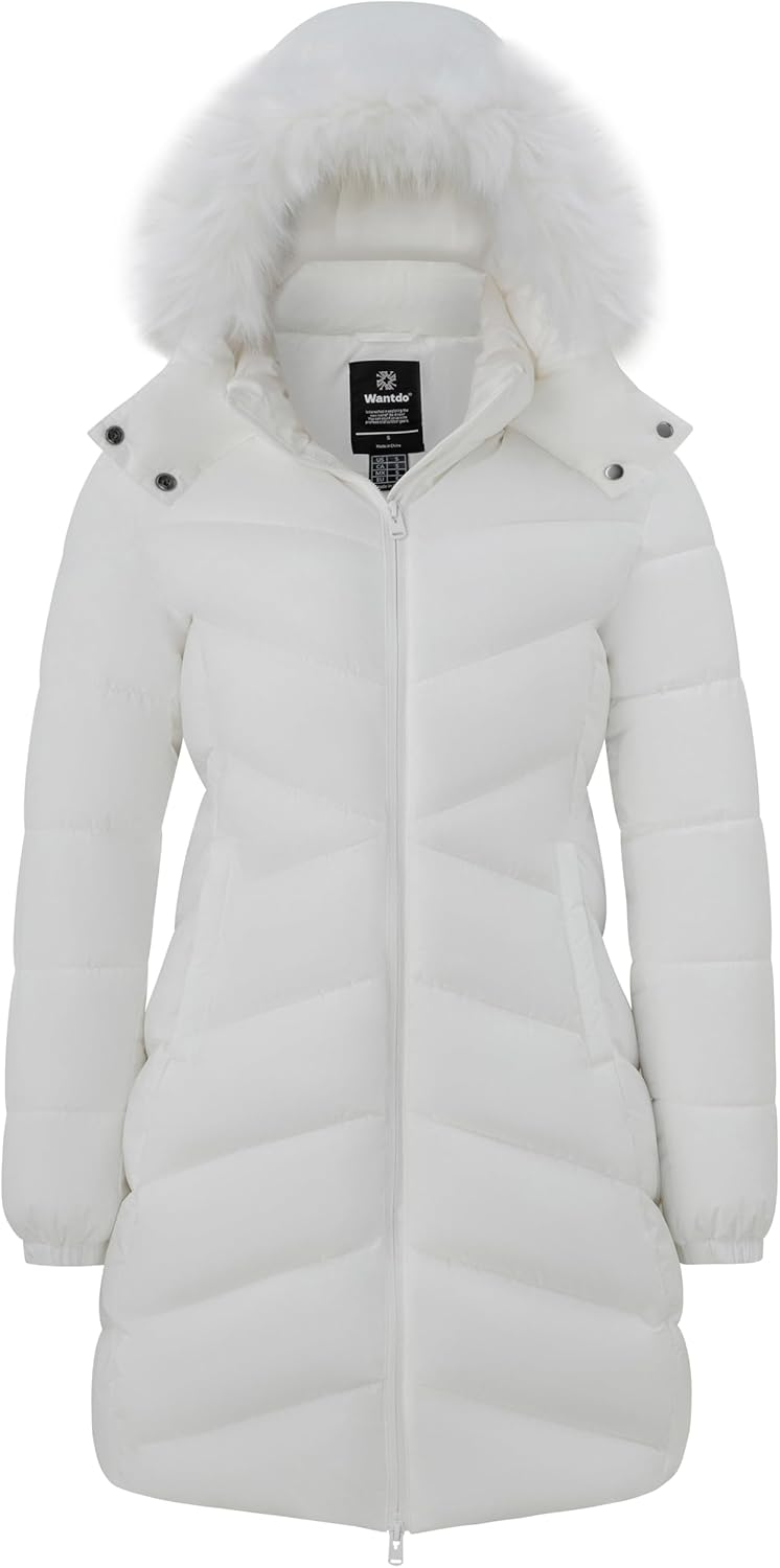 Wantdo Women's Long Puffer Coat Lightweight Warm Jacket Review