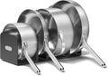 Caraway Stainless Steel Cookware Set 12 Piece - Durable 5-Ply Cookware