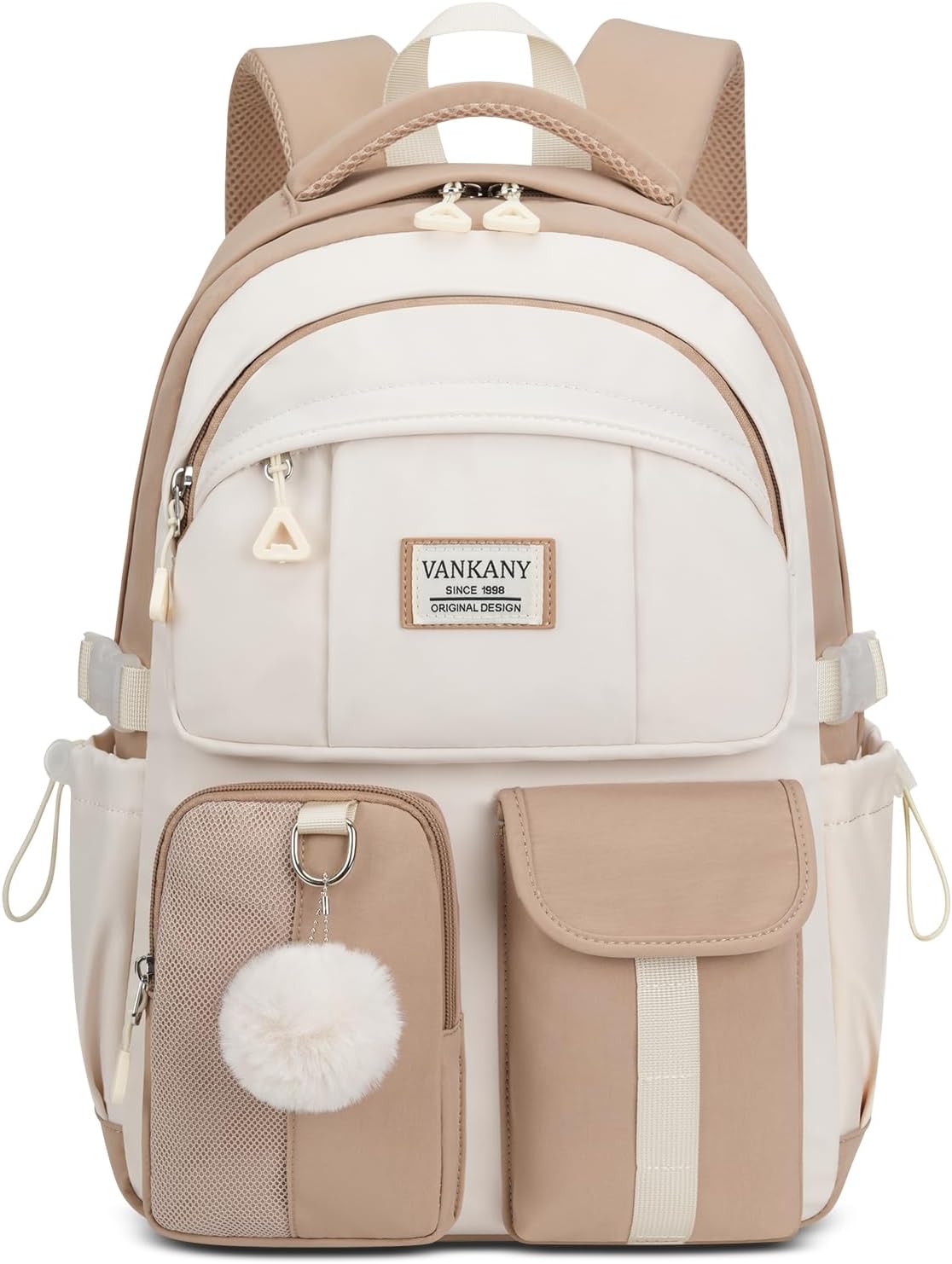 Cute School Backpack for Teen Girls, Stylish 15.6in Laptop Bag