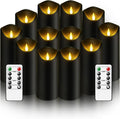 Flameless Candles with Remote - Realistic LED Flicker Set of 12
