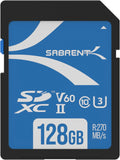 SABRENT Rocket V60 SD UHS-II Memory Card for High-Def Video