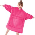 Kids Sherpa Fleece Wearable Blanket Hoodie for Ultimate Comfort