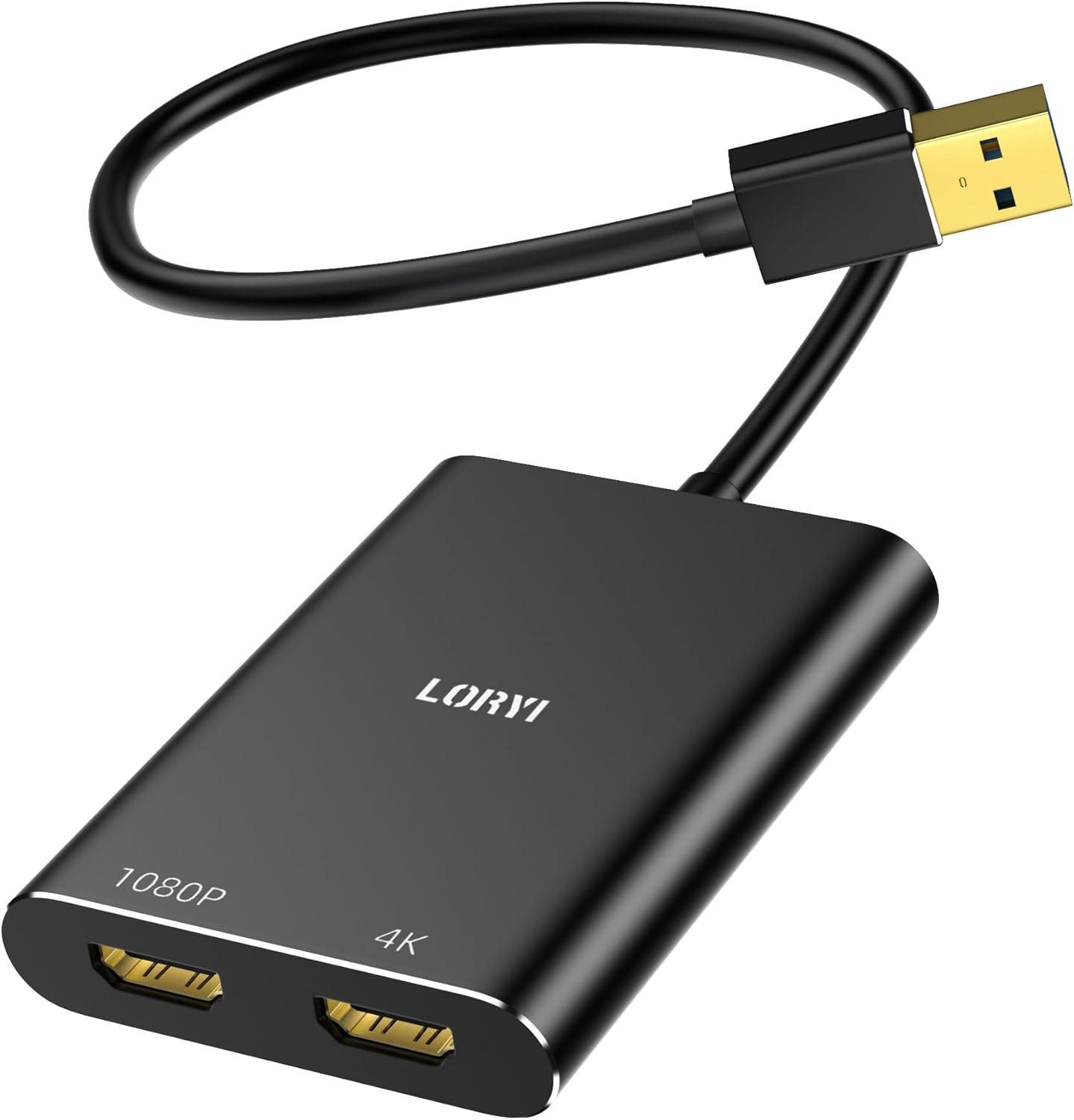 USB 3.0 to Dual HDMI Adapter for 4K and 1080P Displays