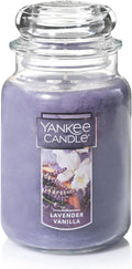 Yankee Candle Lavender Vanilla 22oz Large Jar Candle - Relaxing Scent