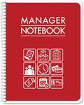 Manager Notebook Log Book Planner - Wire-O 100 Pages