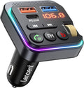Lencent Bluetooth 5.0 FM Transmitter: HiFi Sound & Fast Charging