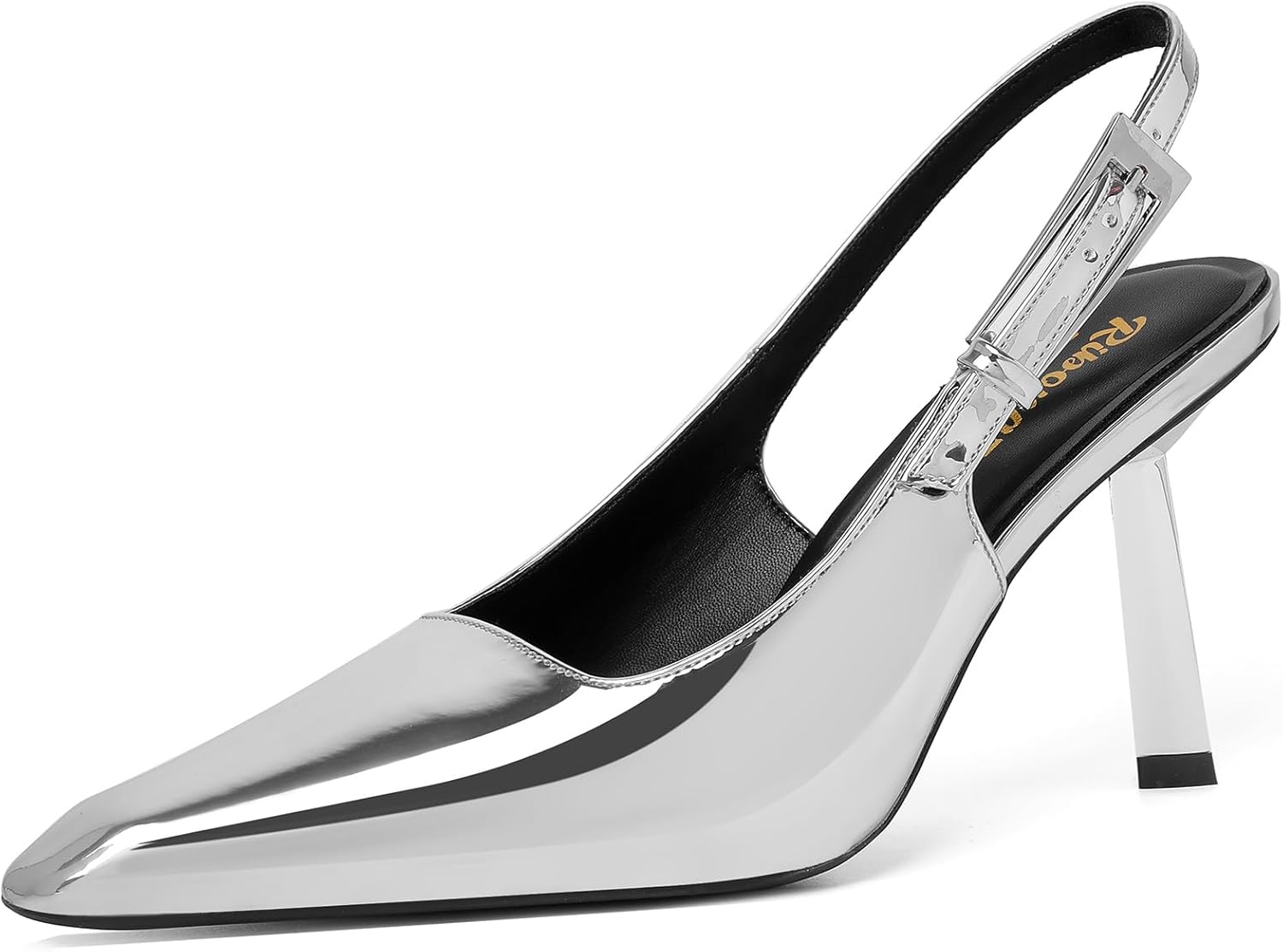 RIBONGZ Slingback Heels for Women - Elegant Stiletto Pumps