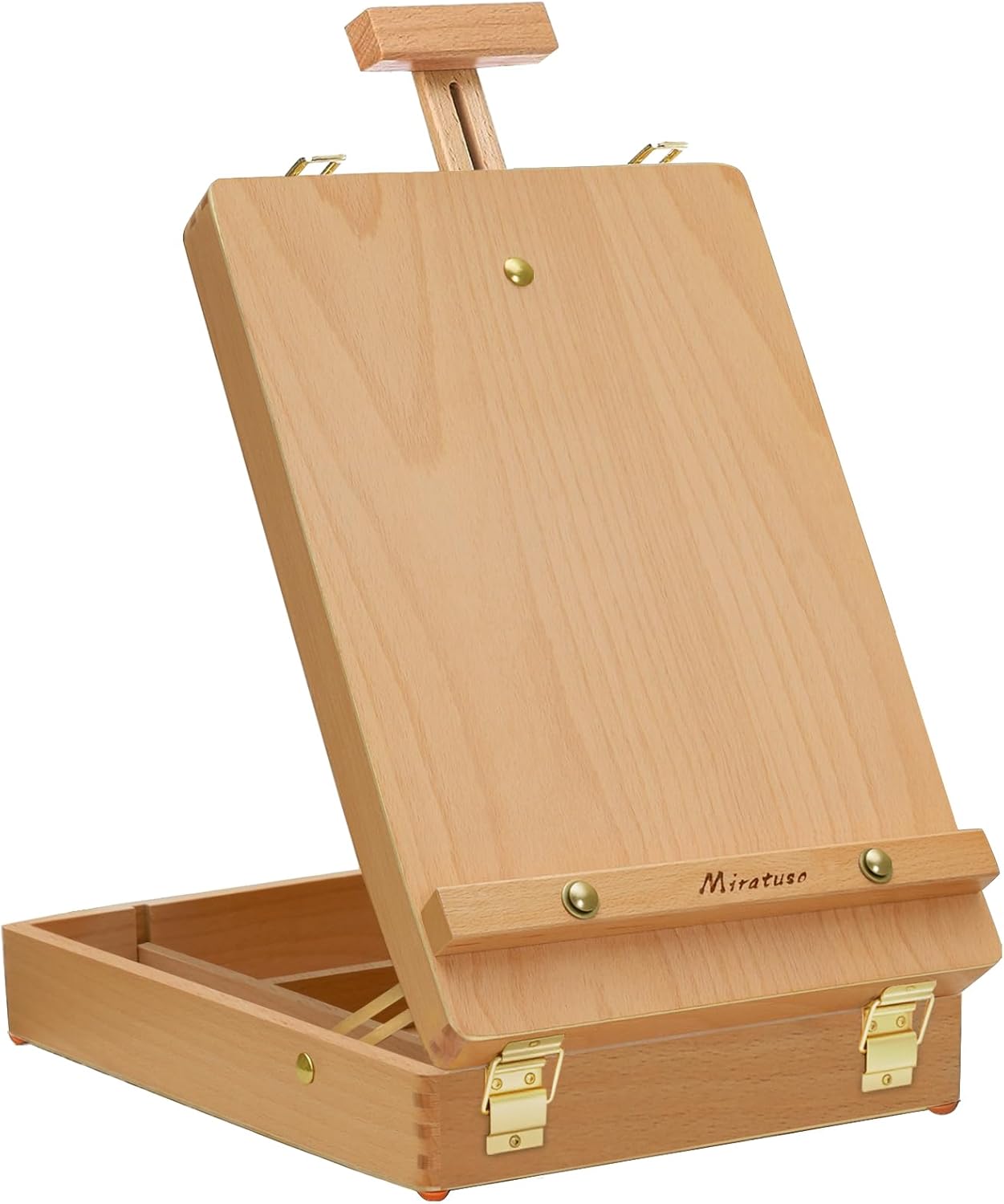 Tabletop Art Easel for Painting - Premium Wooden Sketchbox
