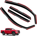 in-Channel Window Visors Rain Guards FIT Nissan Frontier 2022-2025