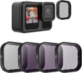 TELESIN ND Filter Set 4 Pack for GoPro Hero 13 - Clear Optics