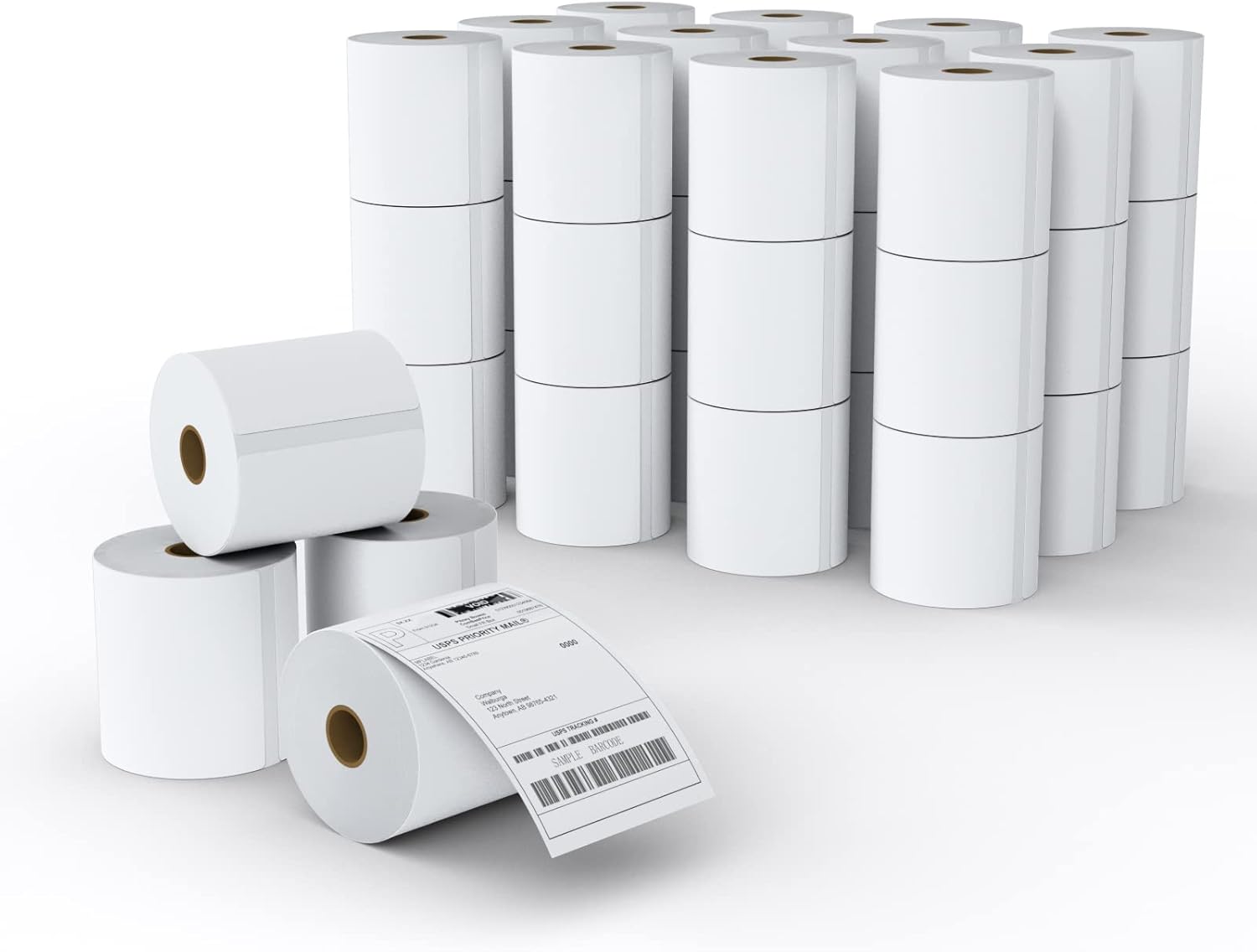MFLABEL 40 Rolls of 450 Direct Thermal Shipping Labels