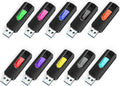 16GB USB 3.0 Flash Drives 10 Pack - High Speed Retractable Thumb