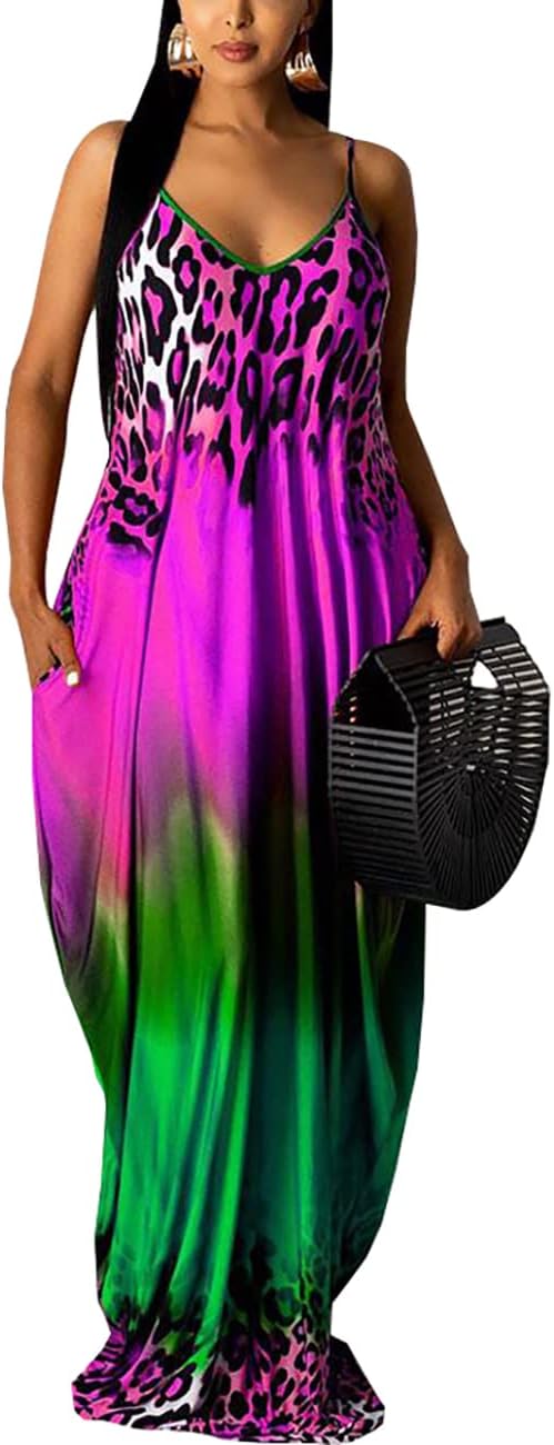 BessCops Summer Maxi Dresses for Women 2025 Plus Size Fashion