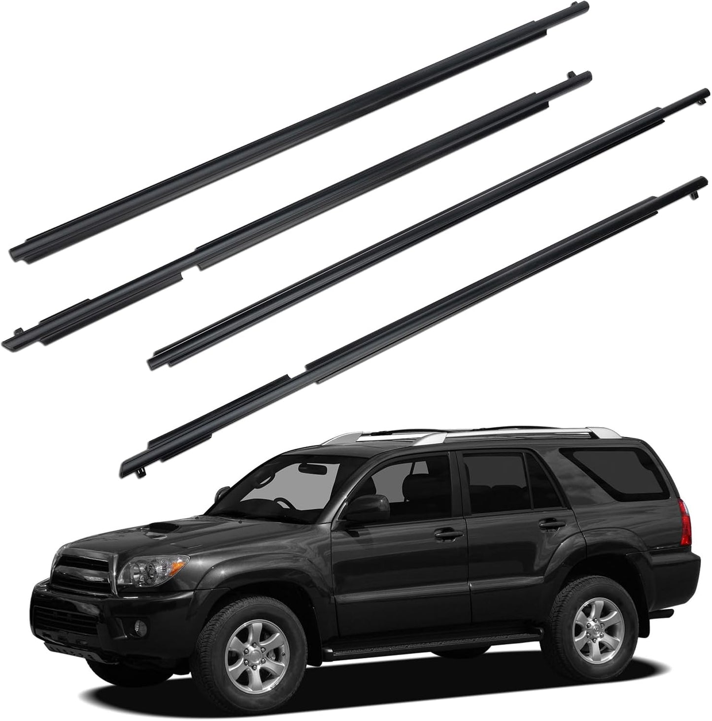 Outer Window Molding Sweep Felt Trim Seal for Toyota 4Runner