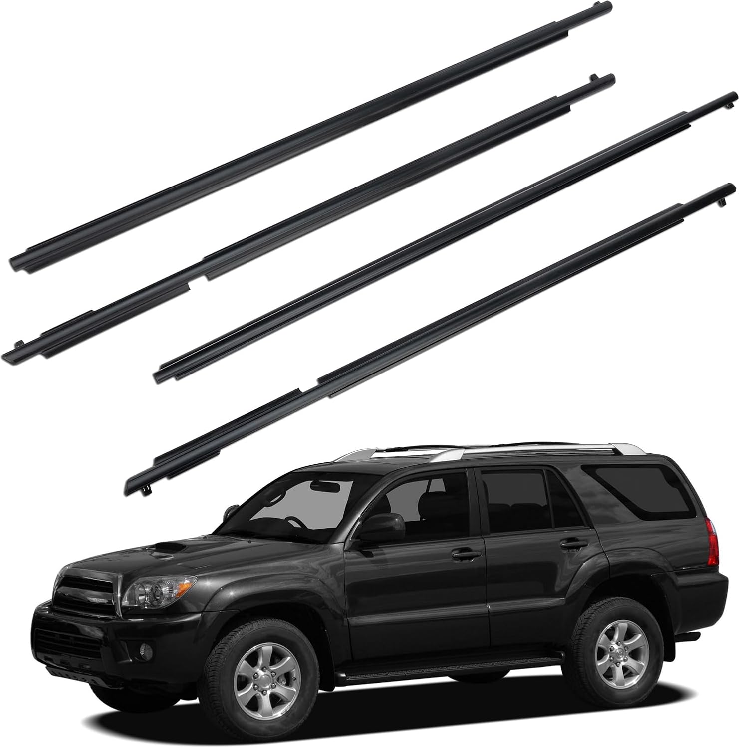 Outer Window Molding Sweep Felt Trim Seal for Toyota 4Runner