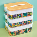 Toys Organizer Storage Case for Lego Box Kids Toy Stackable 3 Layer