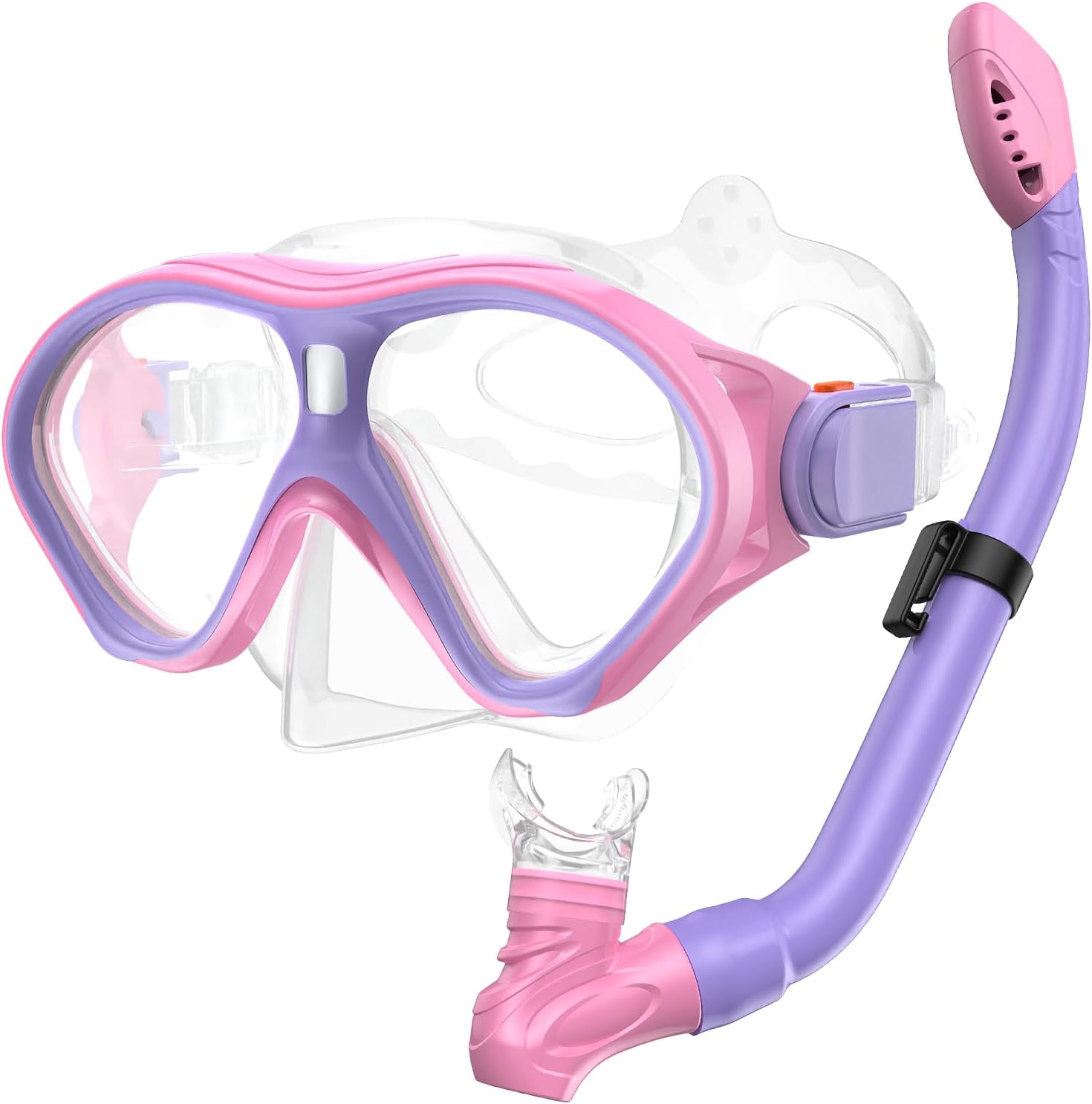 Gintenco Kids Snorkel Set - 180 View, Anti-Fog, Leak-Proof