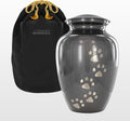 Trupoint Memorials Large Pet Urn for Dogs and Cats - Durable Paw Print