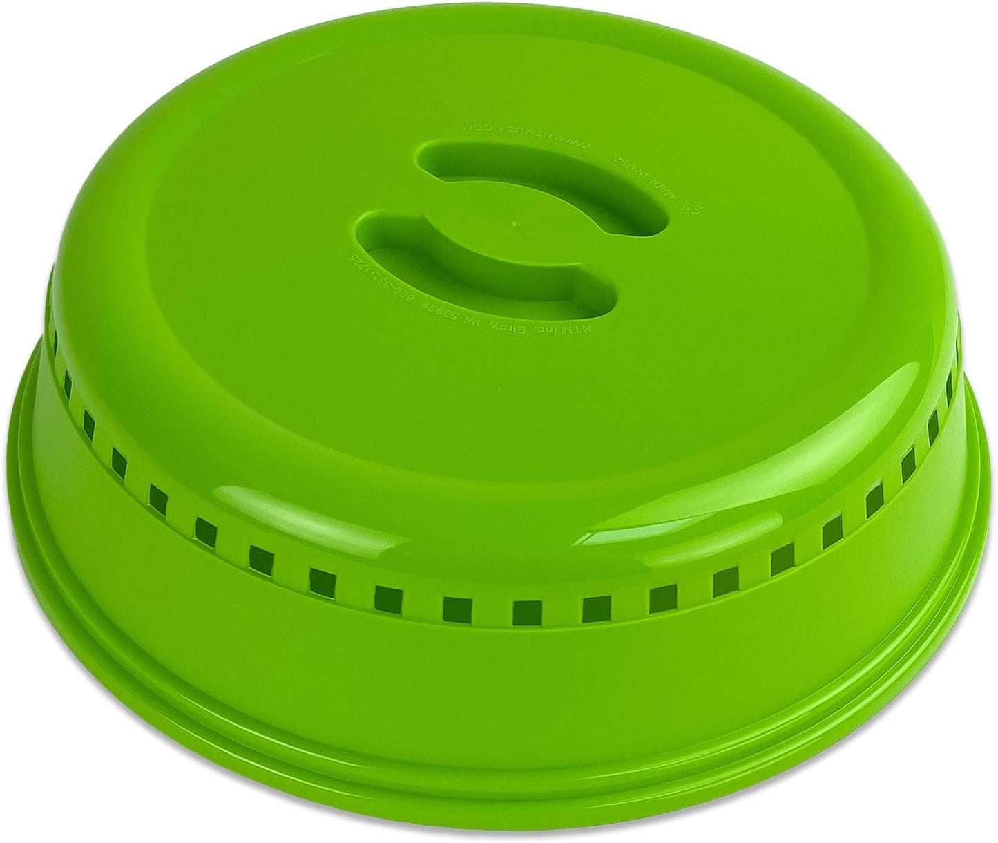 Crisp Green Microwave Cover for Fresh Meals
