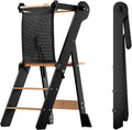 Foldable Toddler Standing Tower - Adjustable Height Kid Kitchen Stool
