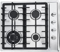 4 Burner Gas Cooktop 23 in Stainless Steel Built-In - Precise Heat