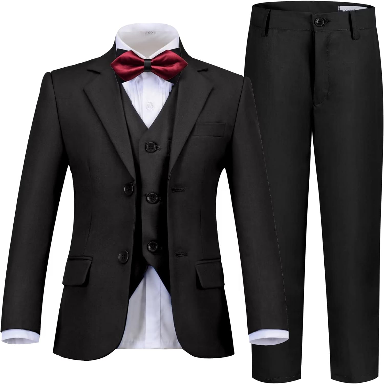 Boys Suits Slim Fit Toddler Tuxedo Set for Weddings and Events