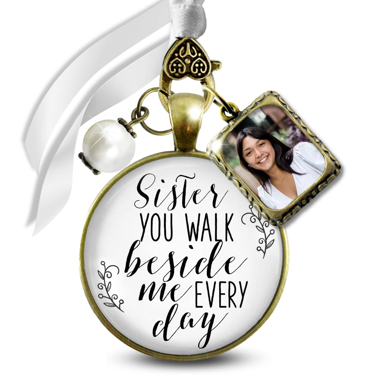 Bridal Bouquet Photo Charm for Memorable Wedding Moments