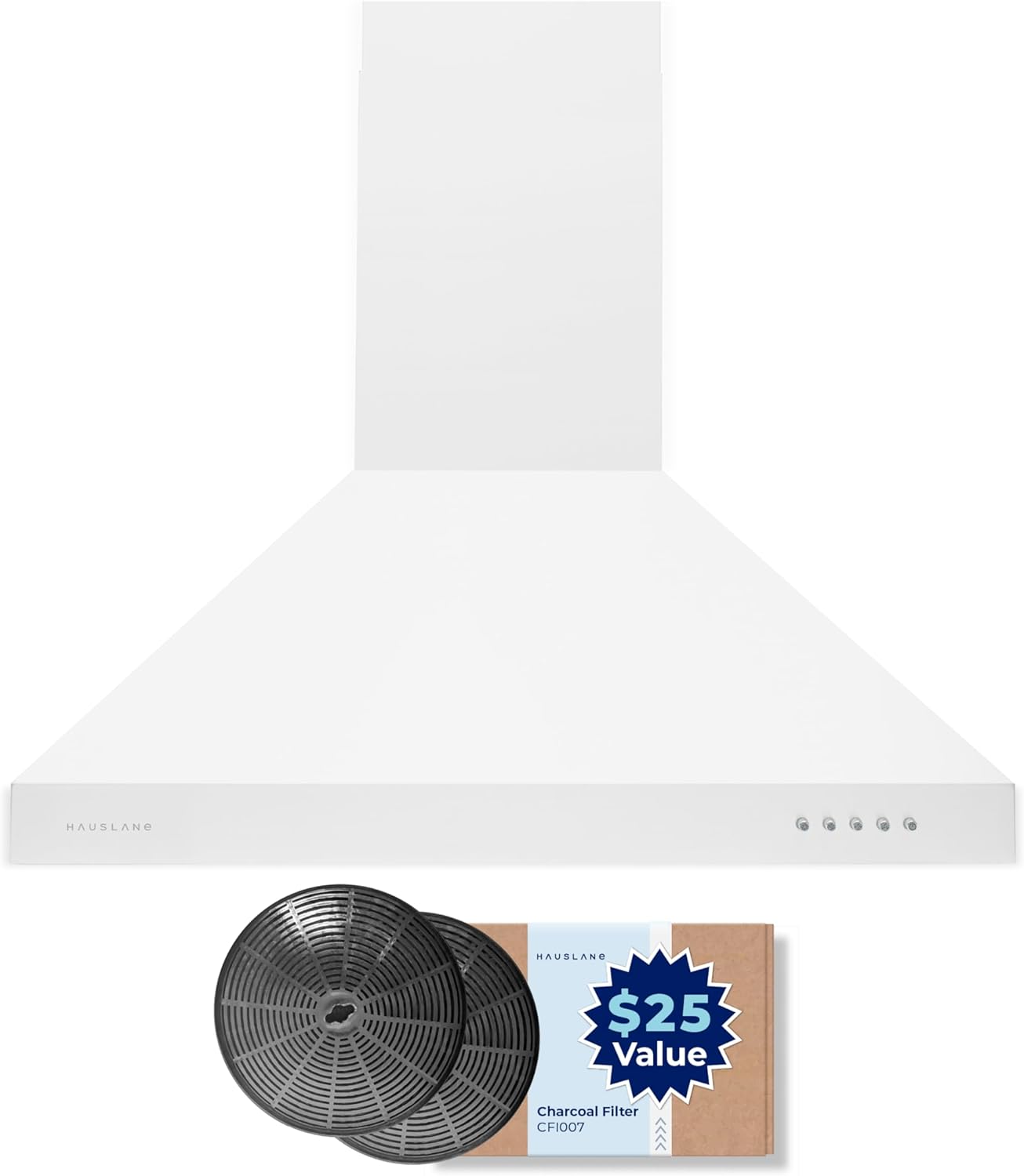 Hauslane Wall Mount Range Hood 30 Inch for Clean Kitchen Air