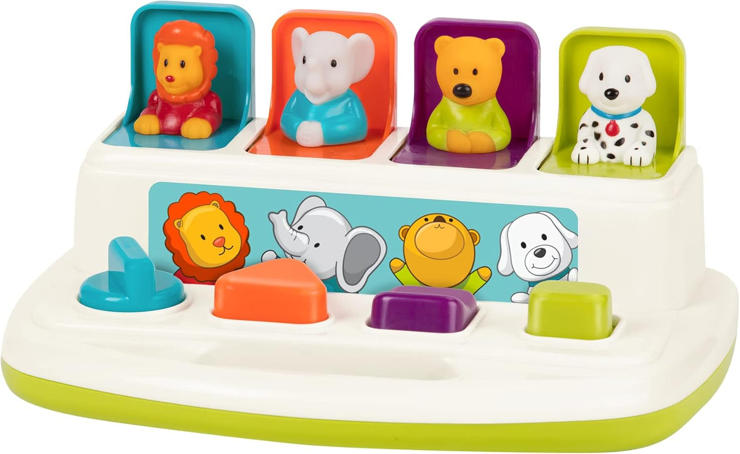 Battat Pop-Up Pals - Cause-and-Effect Color Sorting Toy