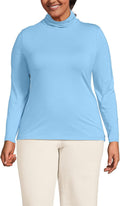 Lightweight Jersey Long Sleeve Turtleneck - Soft Everyday Layering