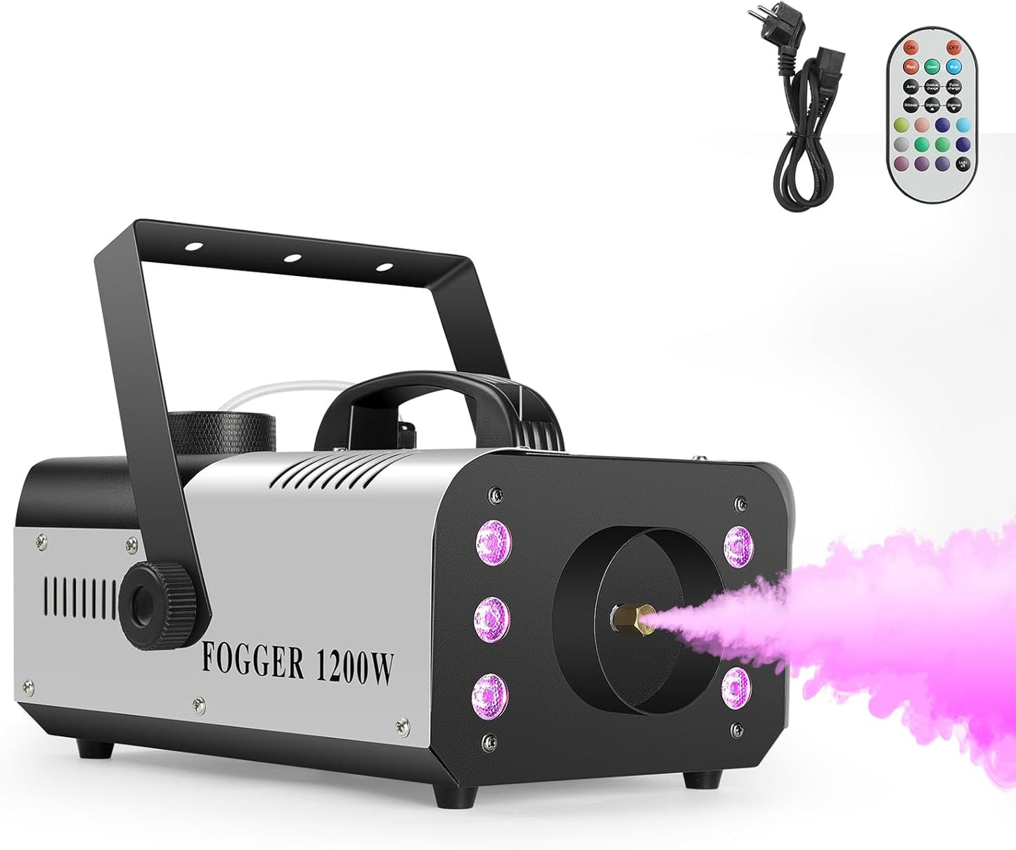 Fog Machine with Wireless Remote by LYJFBD for Events