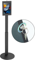 Lockable Tablet Floor Stand for Samsung Tab A9+ S9 S8 A8 - Anti-Theft