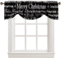 Christmas Tie Up Valance for Windows - Festive Tie-Up Valance 42x18
