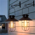 Solar Lanterns Outdoor Metal Hanging Lights for Garden Decor