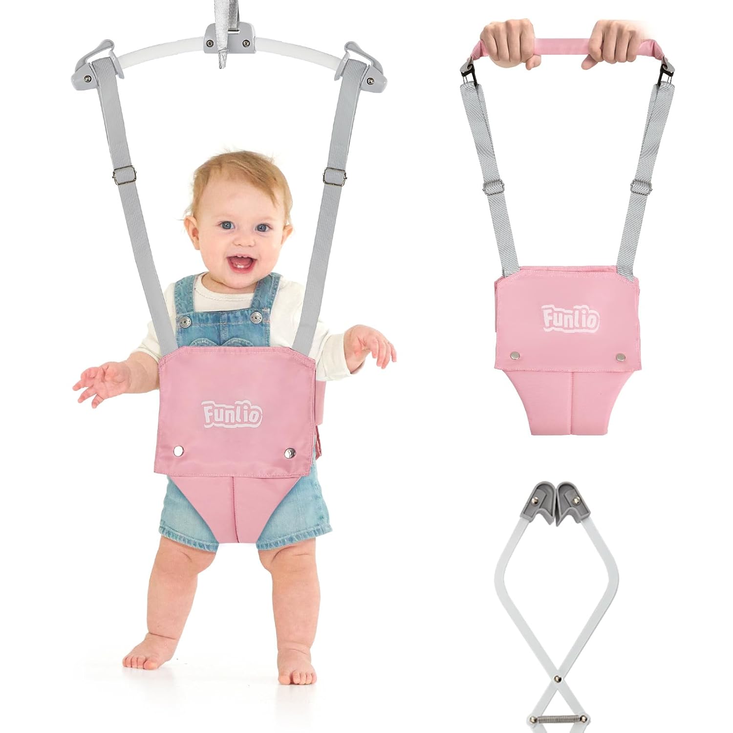 FUNLIO 2 in 1 Baby Door Jumper for Fun and Safe Playtime