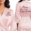 Mis Quince Anos Robes - Personalized Satin Quinceanera Robe Cute