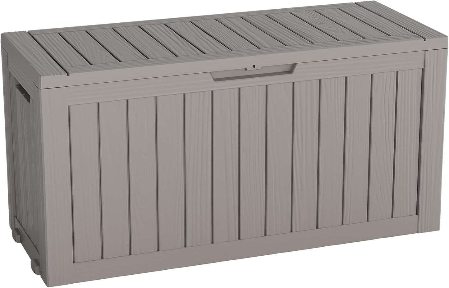 72 Gallon Deck Box Lockable Resin Outdoor Storage Solution