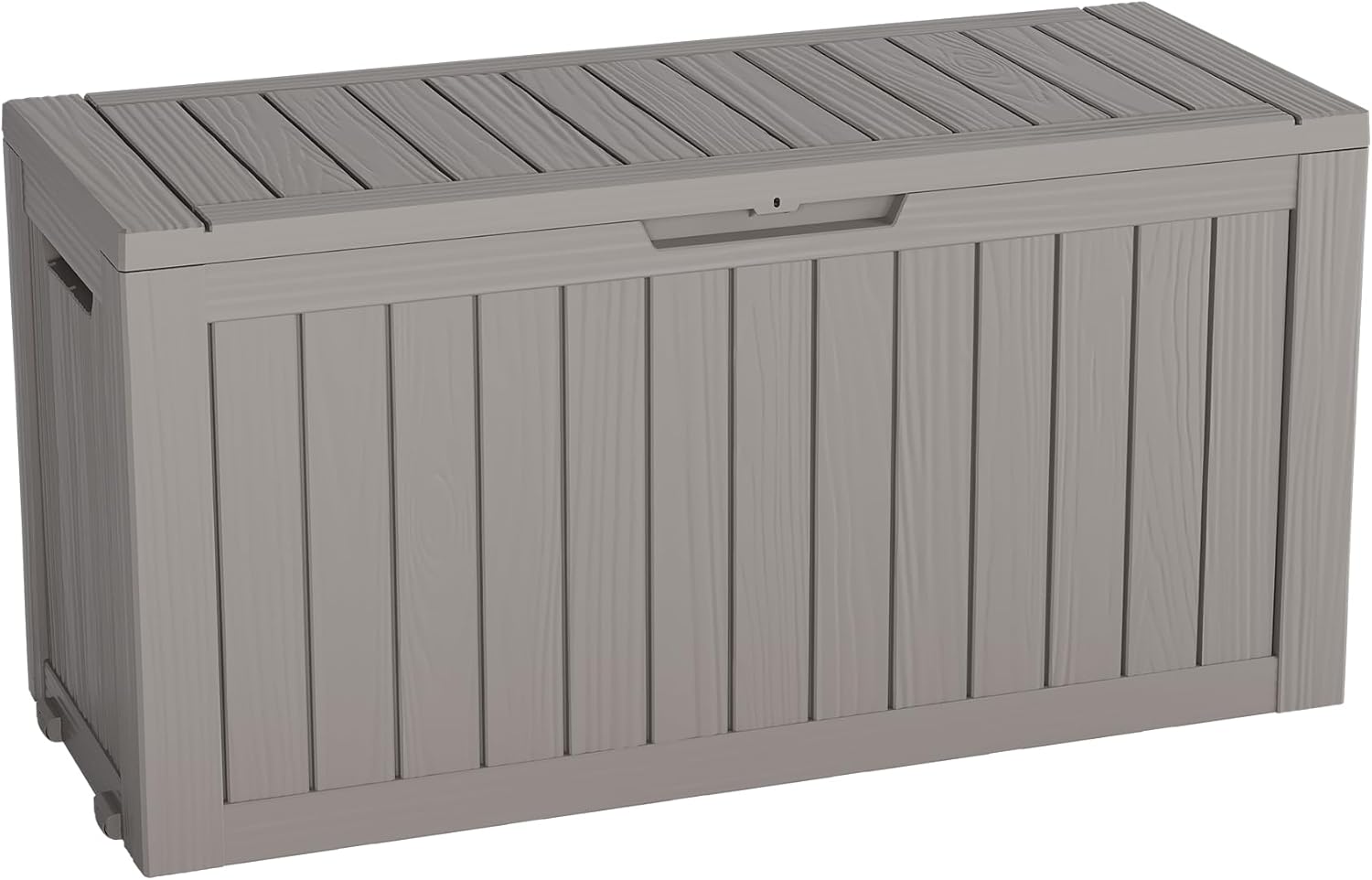 72 Gallon Deck Box Lockable Resin Outdoor Storage Solution