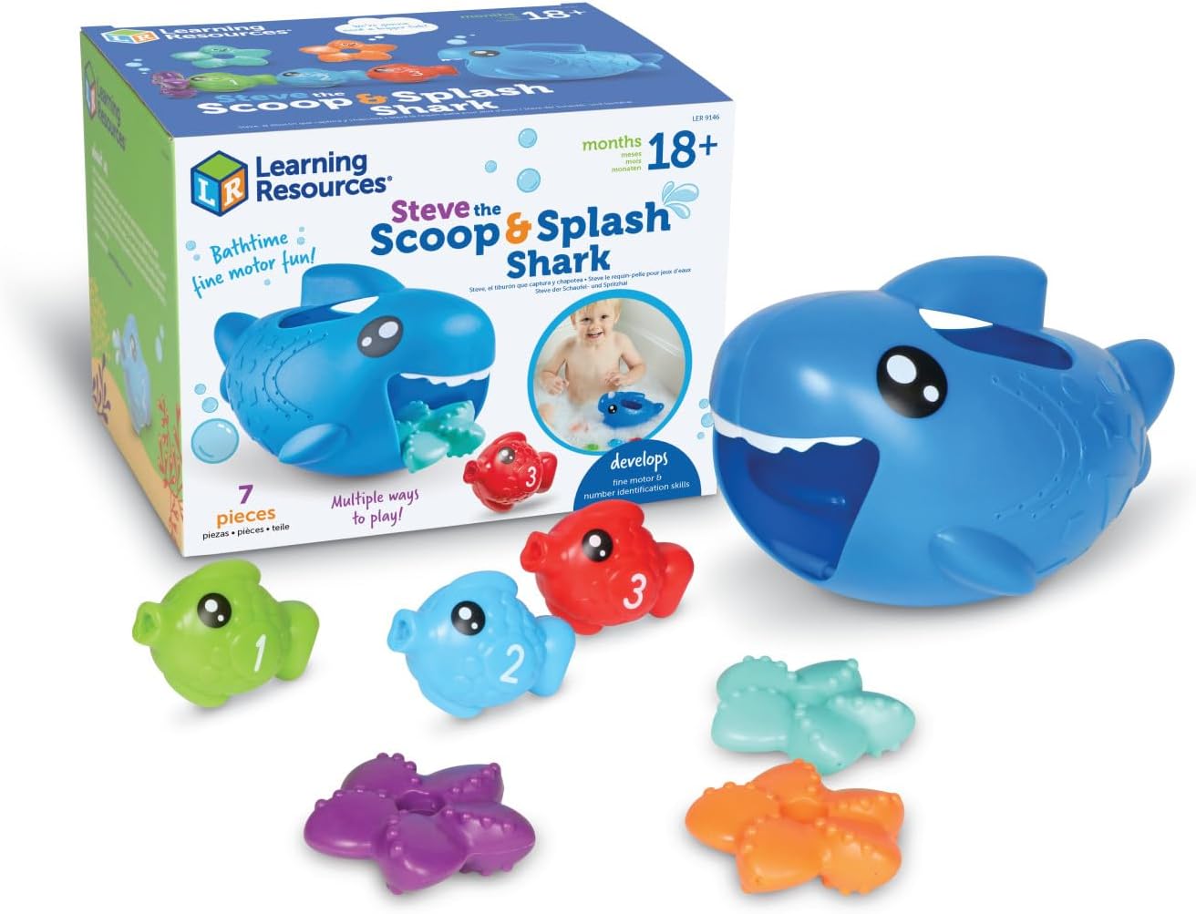 Steve The Scoop & Splash Shark: Toddler Water Fun!