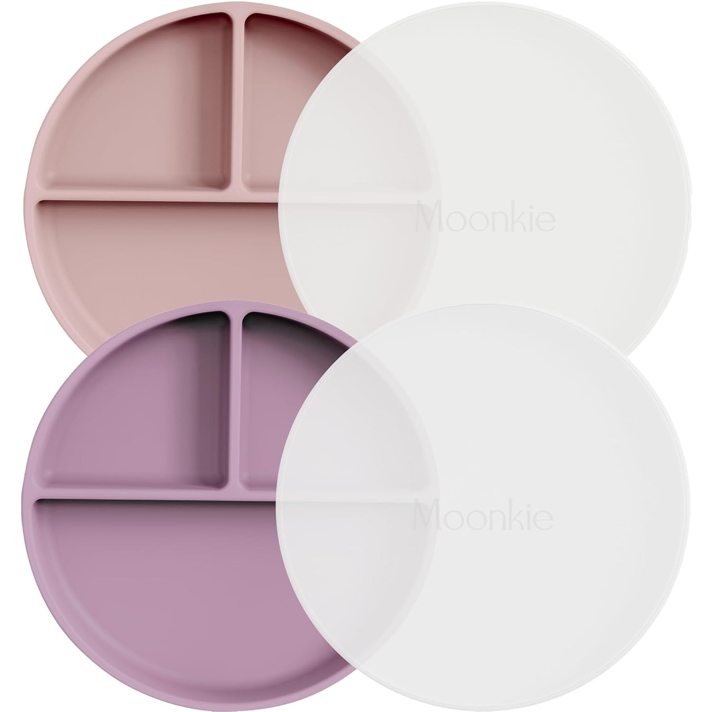 Silicone Toddler Plates Set | BPA-Free Divided Design