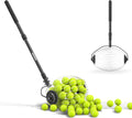 Tennis Ball Pickleball Collector Roller - No Bending Over, Telescopic
