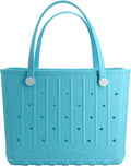 Rubber Beach Bag EVA Waterproof Tote - Washable Sand-proof Travel Bag