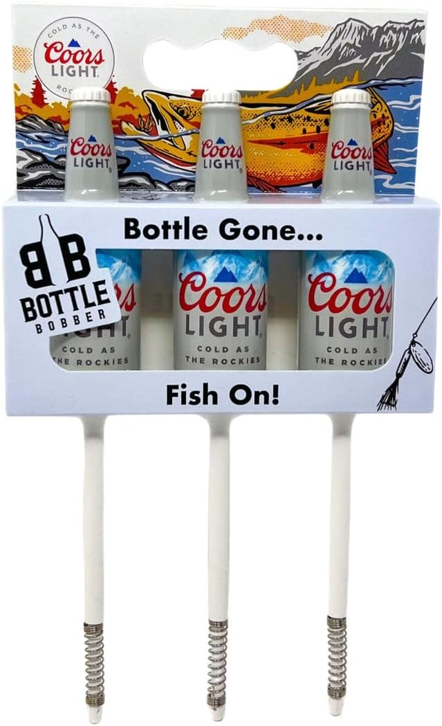 Durable Coors Light Bobbers - High Visibility for Perfect Fishing