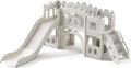 8 in 1 Toddler Slide Castle-Themed Indoor Outdoor Playground
