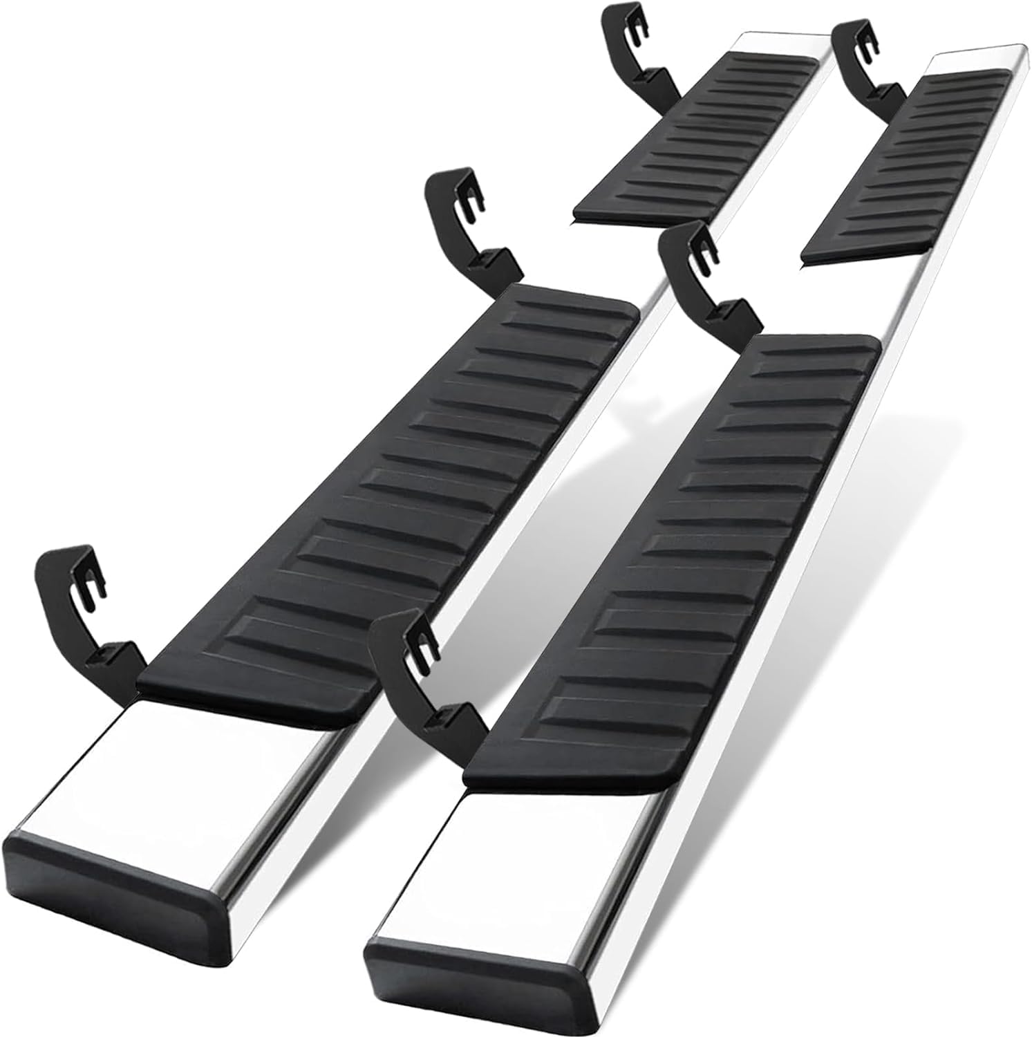 COMNOVA 6 Inches Double Cab Running Boards for Chevy Trucks