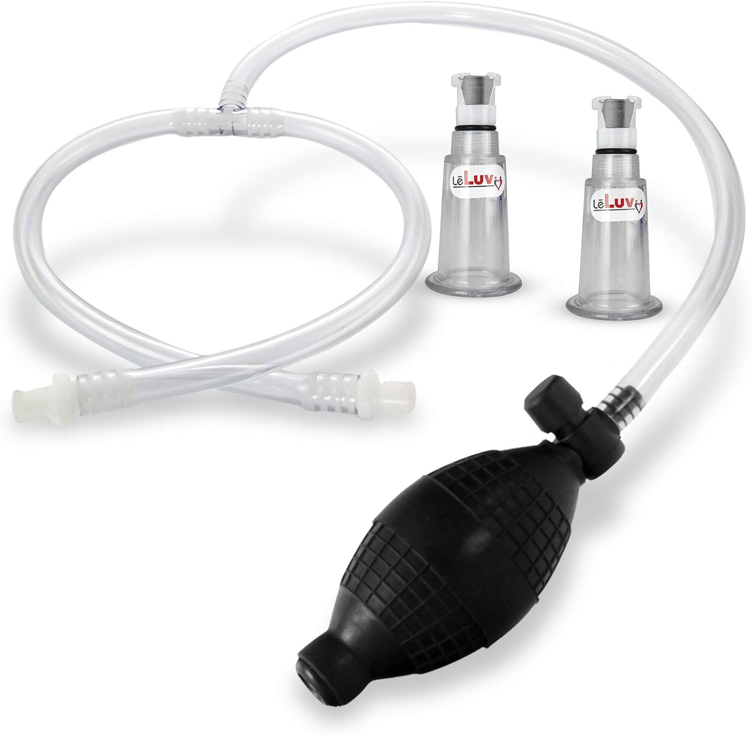LeLuv Nipple Vacuum Pump with EasyOp Bgrip Handle for Beginners