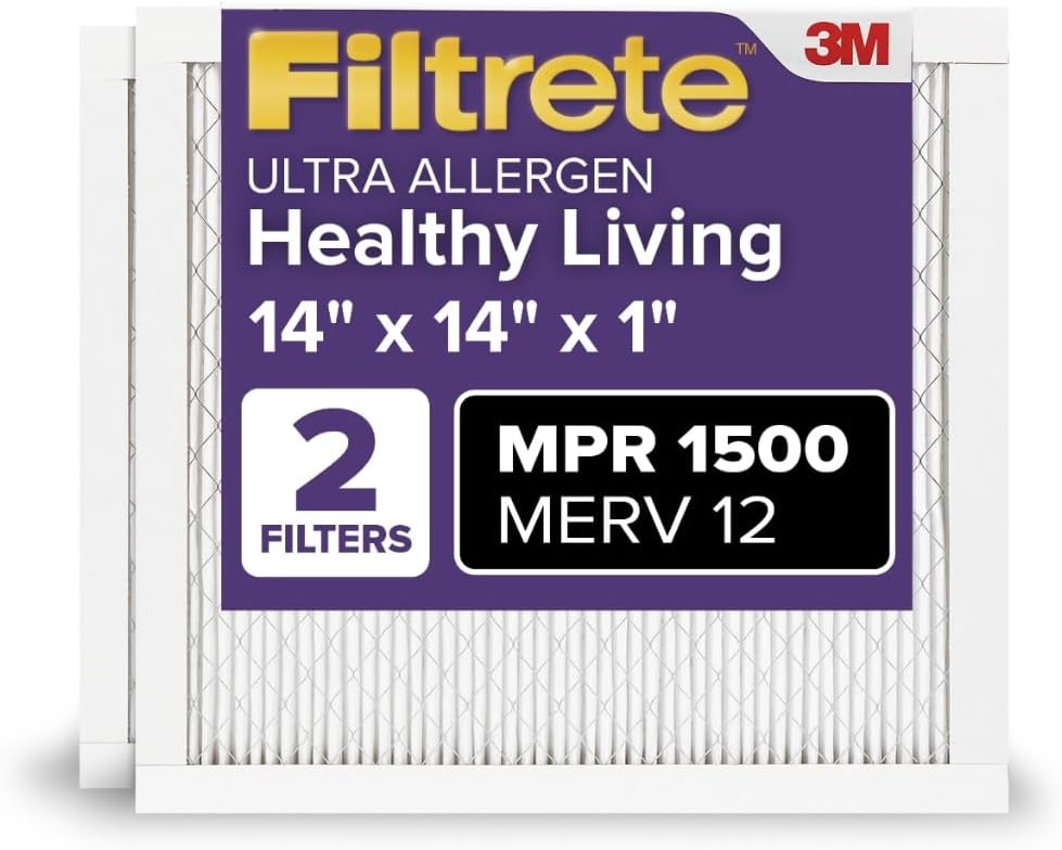 Filtrete 14x14x1 AC Furnace Air Filter for Cleaner Air