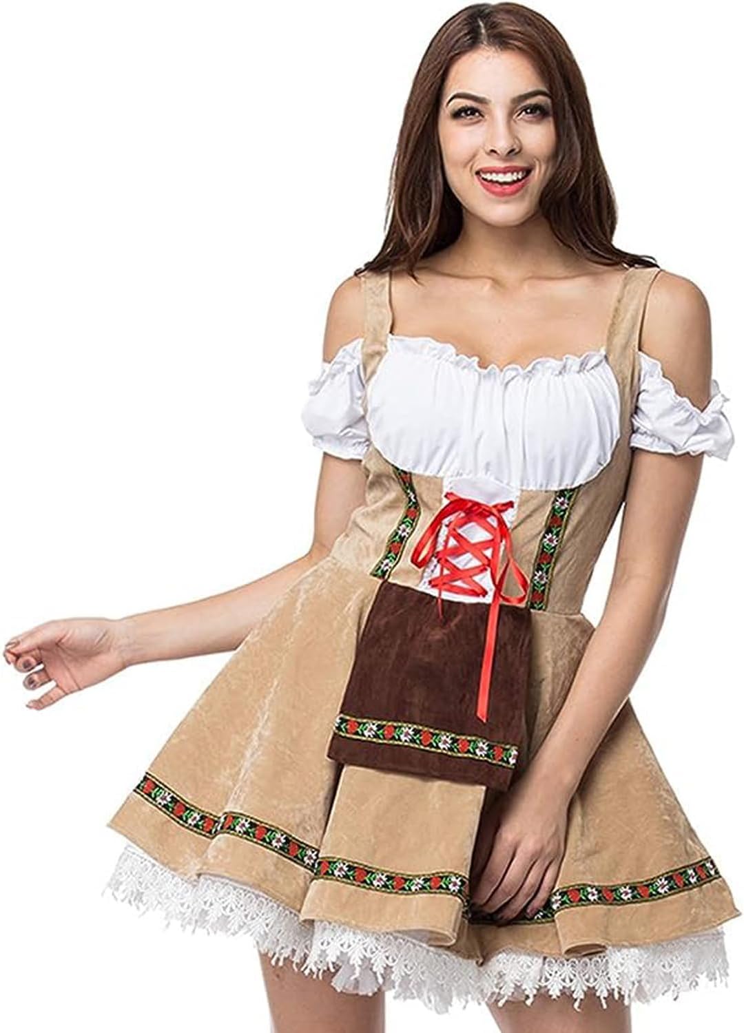 Colorful House Womens Oktoberfest Costume for Halloween Fun