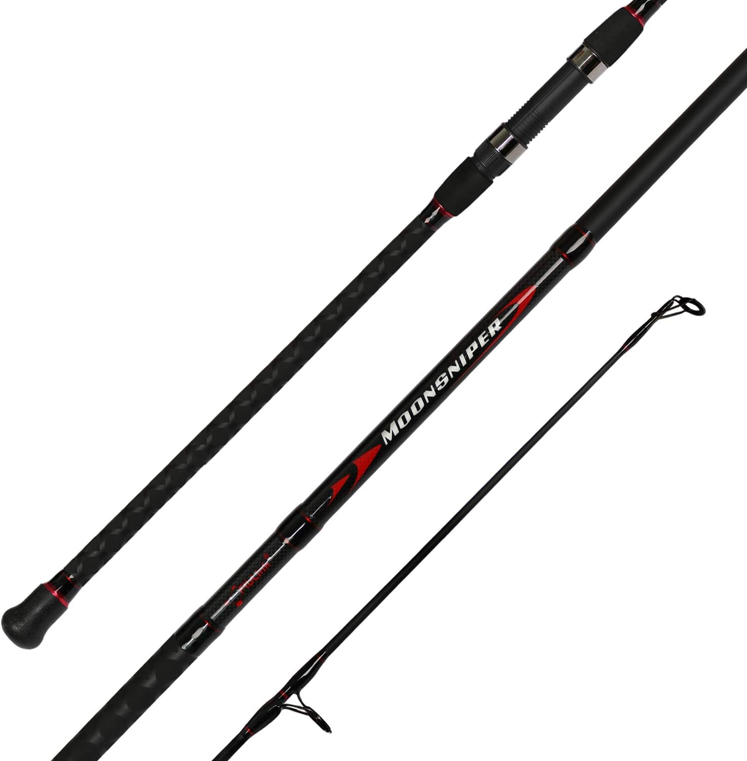 Fiblink 2-Piece Graphite Travel Surf Rods - Ultimate Portability!
