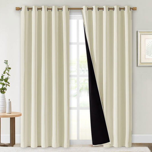 NICETOWN Living Room Blackout Draperies for Privacy & Noise
